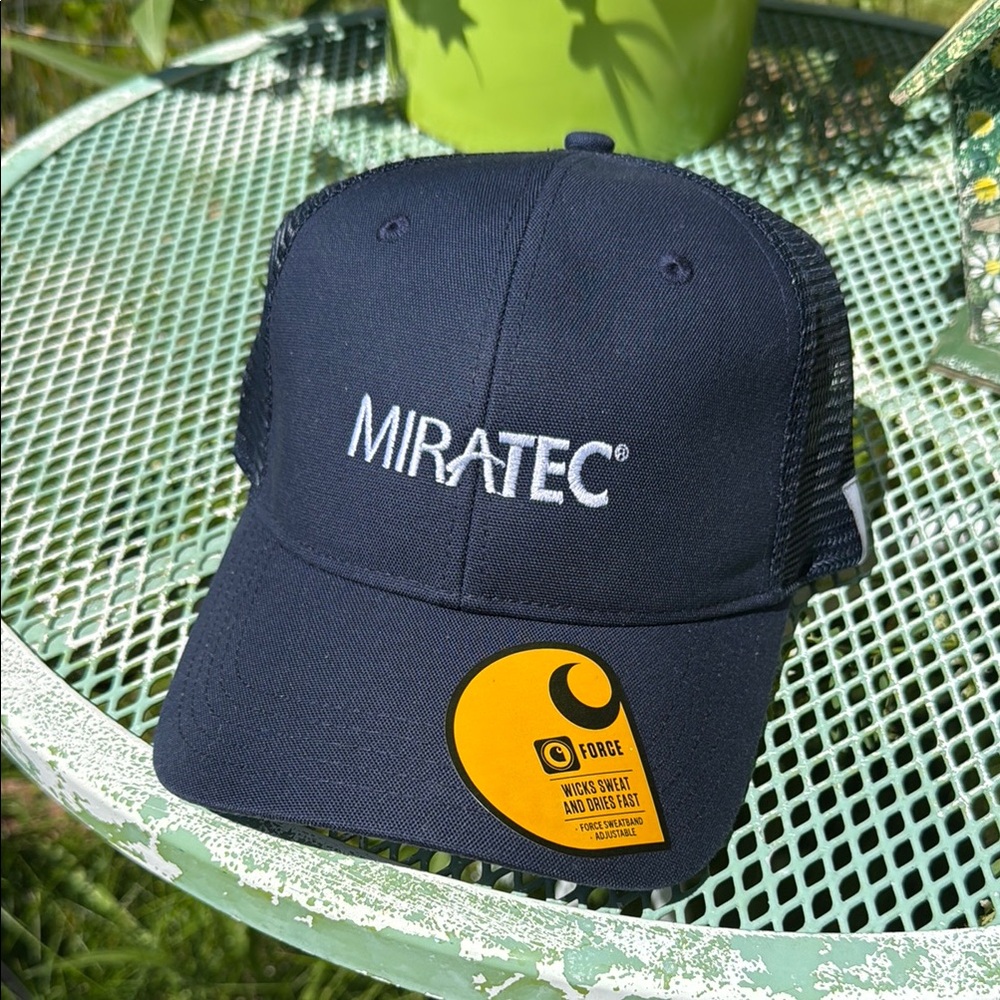 Carhartt Blue Hat Structured Front Adjustable